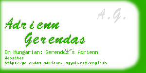 adrienn gerendas business card